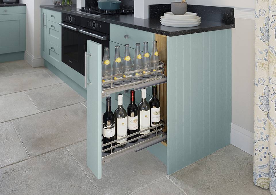 pull out wine rack